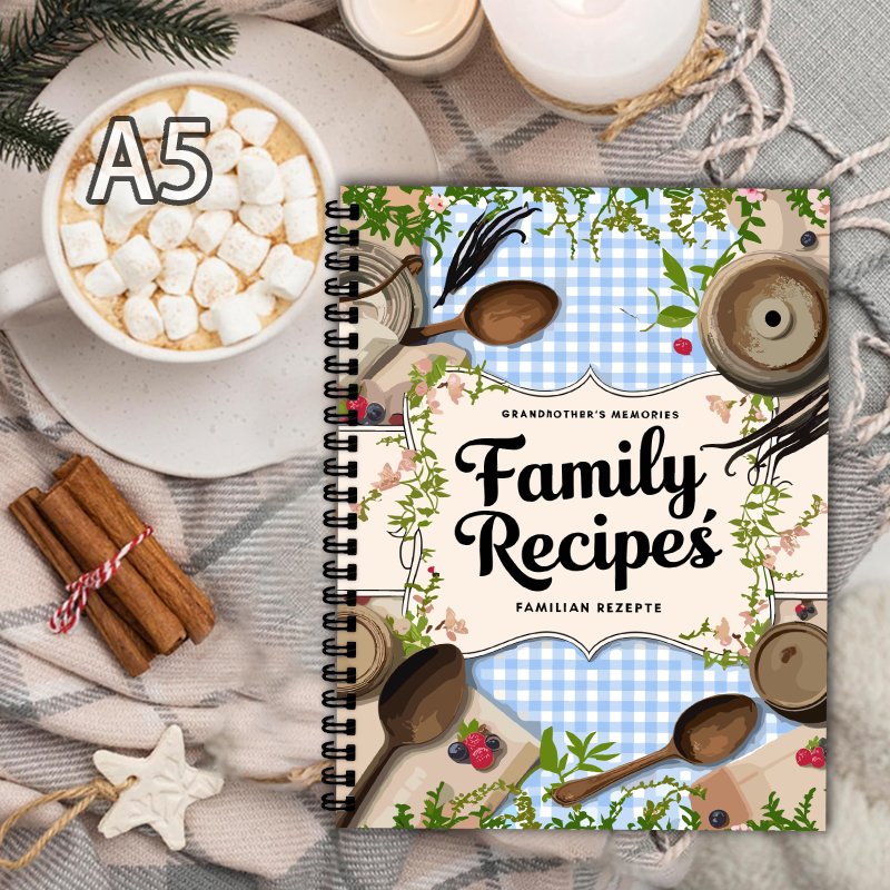 Książka z przepisami A5, niebi – Home Cooking Cookbook recenzja i cena